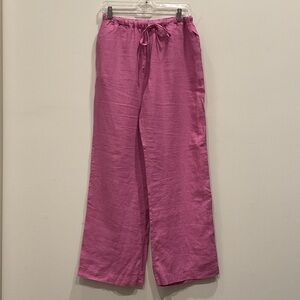 Nation LTD Lucia tie waist linen pants